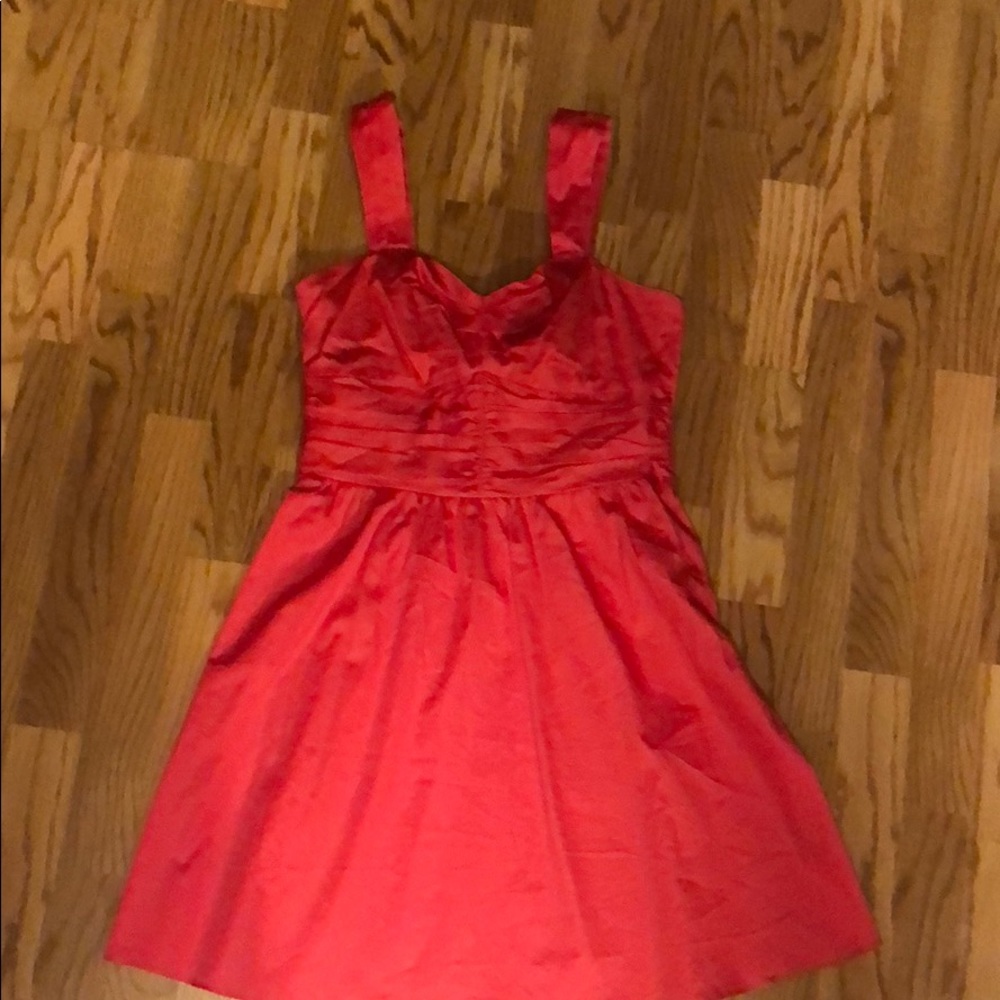Short, pink dress